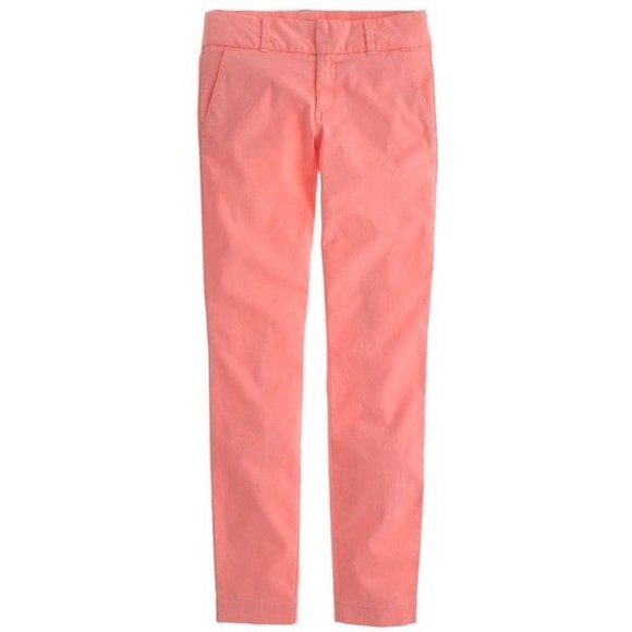 J. Crew Broken-In Scout Chino, Neon Peach - Picture 3 of 8